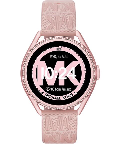 michael kors gen 5e mkgo smartwatch - blush rubber|Michael Kors MKGO Gen 5E review: style and smarts.